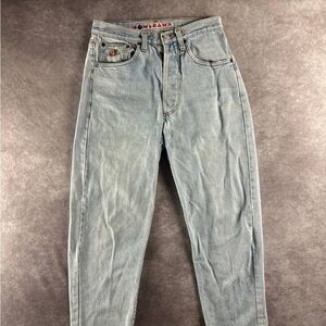 Vintage CHASERS Bowlrama Jeans Size 30 Made in Italy – Rare Bowling Embroidery